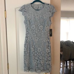 Lulus blue lace dress